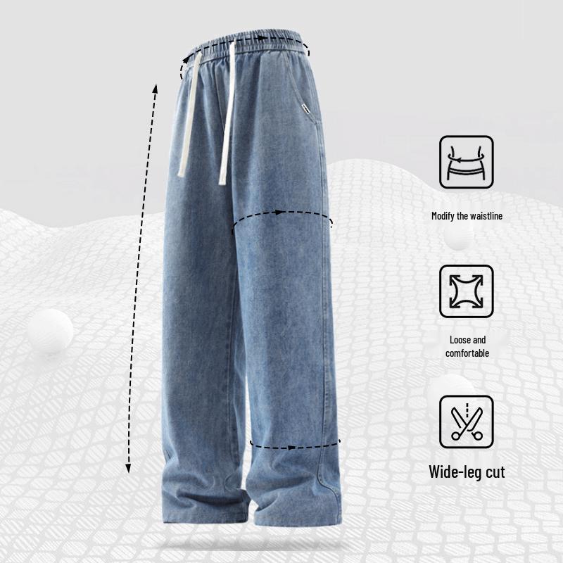 Mark Fairwhale Men's American Retro Straight-Leg Denim Jeans
