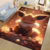 Cute P0kem0n Eevee Fusion Pattern Carpet Home Large Area Rug Bedroom Living Room Sofa Study Non-slip Mats Gift Next Day Shipping