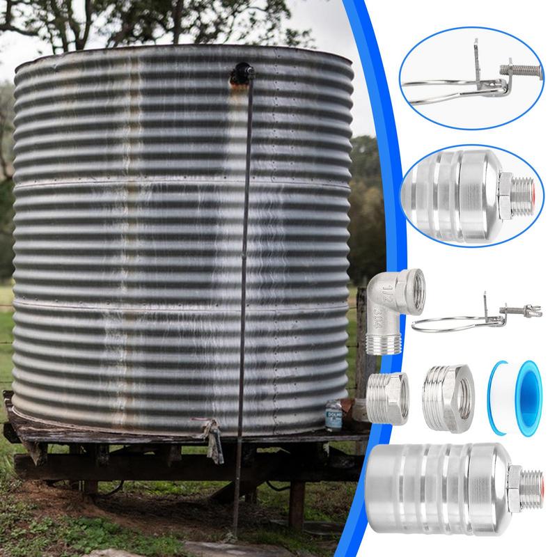 Float Valve Stainless Steel Water Trough Float Residential No Electricity Needed Automatic Controller For Pond Distiller