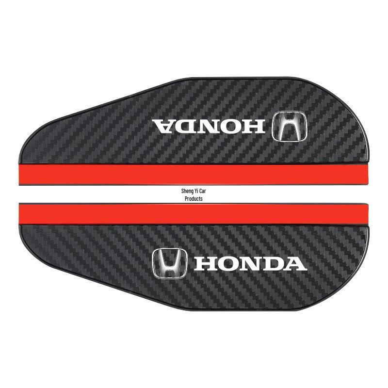 Carbon Fiber Pattern Rainproof Rearview Mirror Shield - Universal Fit