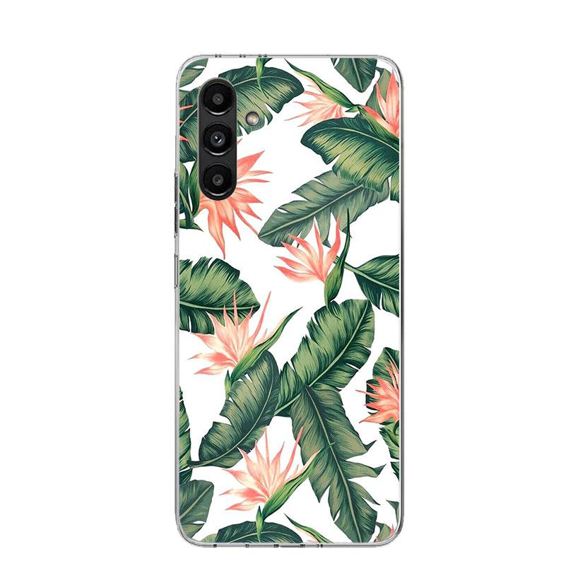 Summer Tropical Plants Green Leaf Phone Case For Samsung Galaxy A16 A26 A36 A56 A15 A14 A13 A55 A54 A53 A35 A34 A33 A25 A24 A23