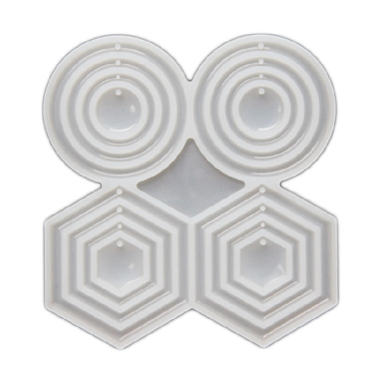 

Resin Mold Circular Pendant Earrings Mold Eardrops Silicone Mould Home Decor 1