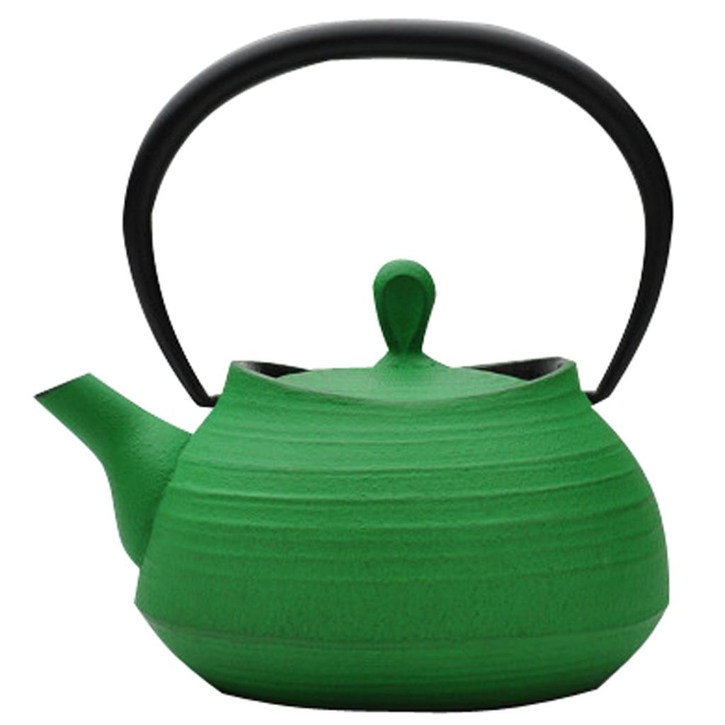 Nanbu Ironware Ichichudo Teapot Hakeme Green Teapot 0.4L W14xD12xH16(cm)