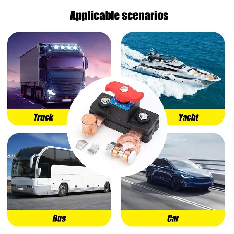 Car Battery Cut Off Control Anti-Leakage Safety Equipment Car Battery Quick Disconnect Control Auto Accessories 1PC for 12V 24V