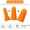 50/100 Pairs Ear Caps with Noise Cancellation Reusable Noise Reduction Protection Soundproofing Ear Caps for Sleep Studio Work