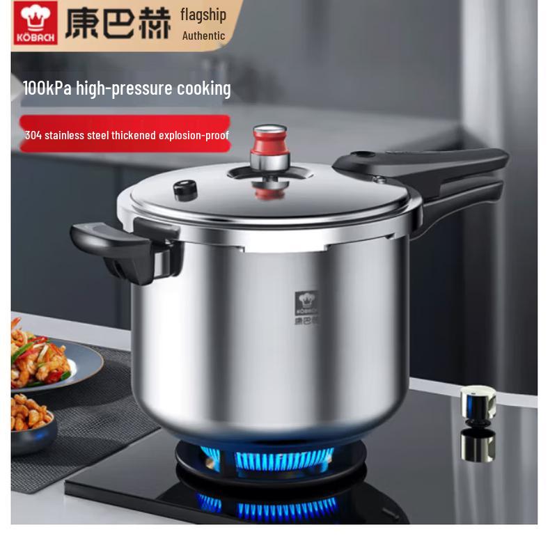 Kangbahe 6L 304 Stainless Steel Pressure Cooker