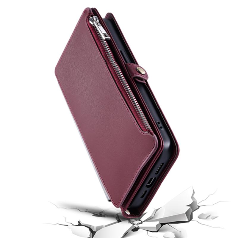 Skórzane etui na Xiaomi Redmi Note Note 14 Pro+ 5G/14 Pro 5G/Poco X7 5G TPU+PU Portfel Pokrowiec na telefon z paskami