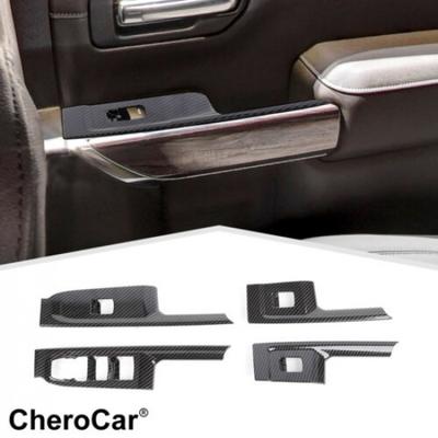 4X Car Window Lift Control Switch Panel Trim For Chevy Silverado GMC-SIERRA+
