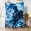 POPULAR Mortal KombatS Throw Soft Coral Fleece Blanket 310gsm Fluffy Warm Throw for Sofa Bed Couch Bedroom Decor