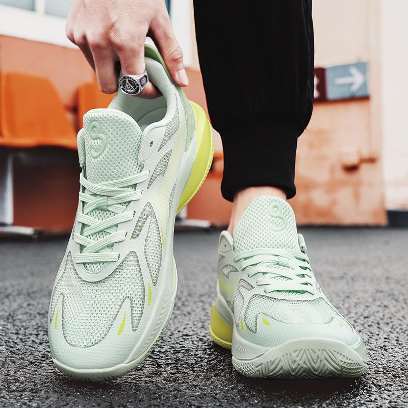 Sonic 12 basketball shoes men's shoes guard actual combat youth sneakers high-top women's low-top children's spring sports sneakers