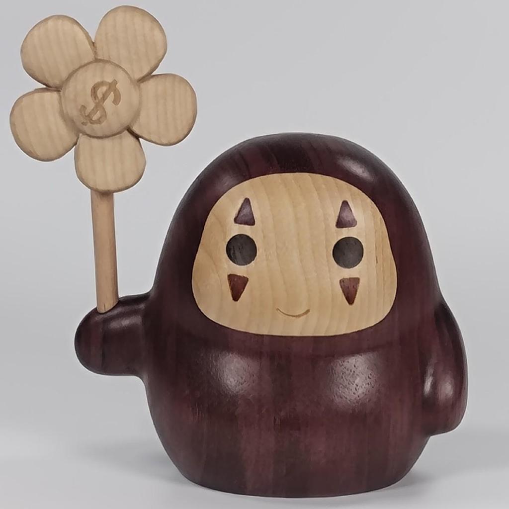 Massivholz Totoro und No-Face Figuren - Niedliche Wohnzimmerdeko und Geschenke