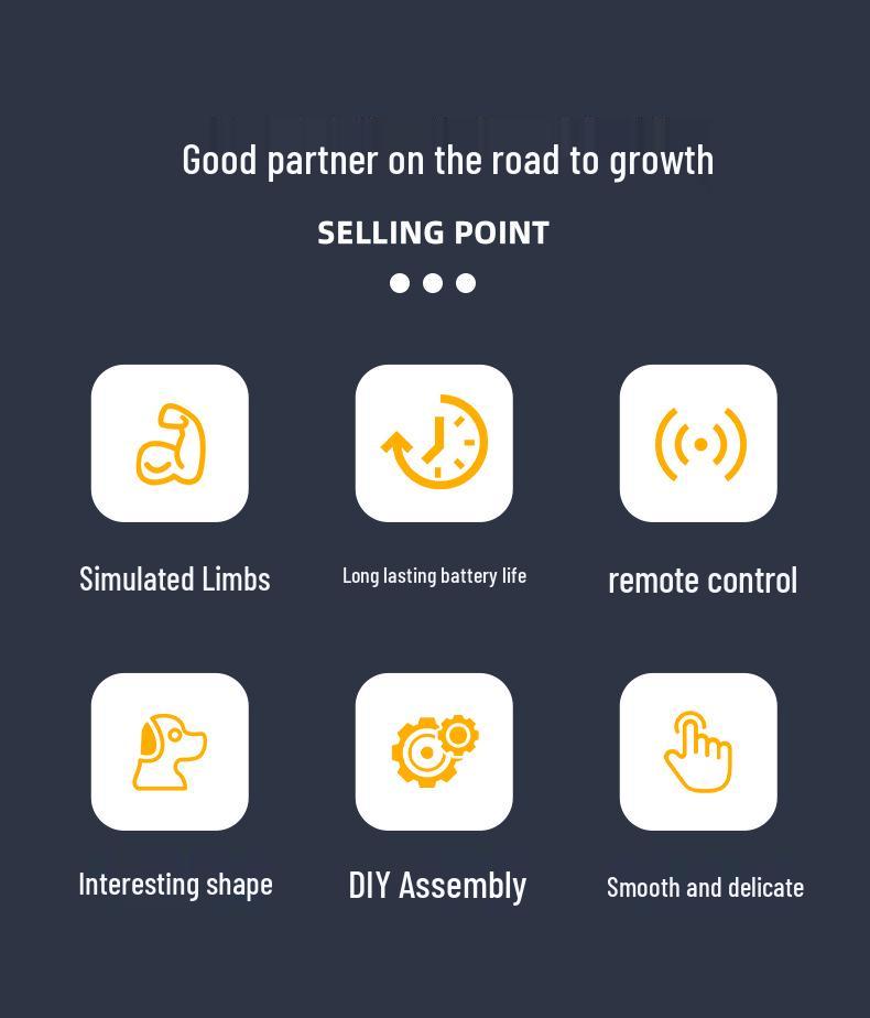 Zrób to sam zdalnie sterowany mechaniczny pies i kot - chodzący zwierzak dla dzieci