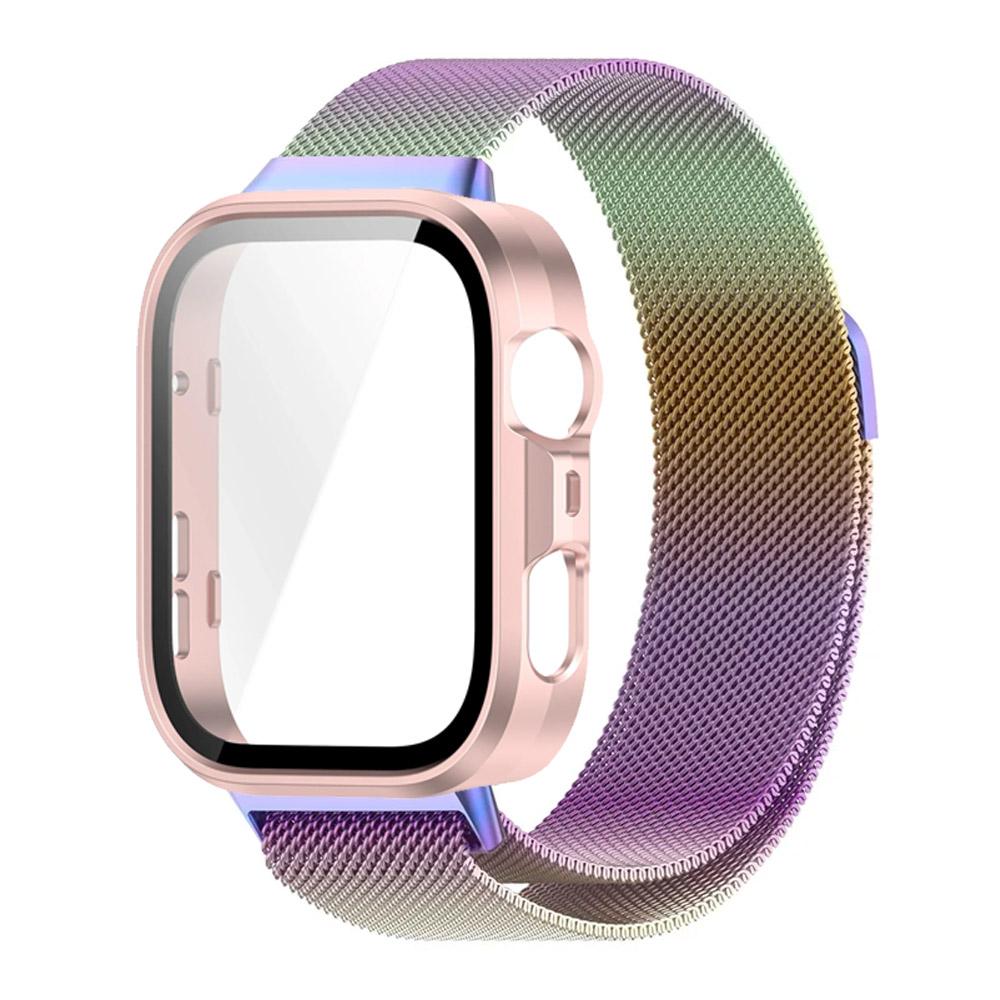 PC Case+Metal Milanese Strap for Huawei Watch Fit 3/4/4 Pro Screen Protector Bumper Comfortable Band for Huawei Watch Fit 4 Pro Huawei watch fit 3