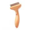 Pet Grooming Brush Abs Material With Easy Fur Removal For Cats And Dogs With Hair Loss Prevention