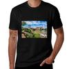 Fairport New York Dorf am Eriekanal T-Shirt Schnelltrocknendes Sport-Kurzarm-T-Shirt