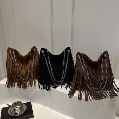 New Style Casual Tassel Crossbody Bags For Women Large Capacity Shoulder Bag Designer Handbags For Ladies Daily Used ARI