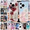 For Huawei Pura 70 Pro Plus Case Fashion Flowers Clear Soft Silicone Shockproof Phone Cover For Huawei Pura 70 Pro Pura70 Bumper