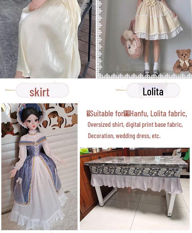 Material Brocart Iridescent din Mătase de Jad Satin Organza pentru Ruqun Hanfu