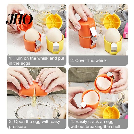Goose Egg Tool Opener Cracker Separator Handheld Eggshell Breaker Cutter Duck Topper Remover Kitchen Gadget for Chicken Eggs Slicing