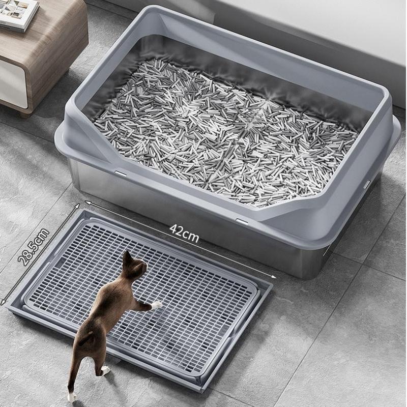 Spliceable Double Layer Pet Cat Litter Mat Waterproof Mats Pet Litter Box Mat Clean Pad Products Pet Clean Supplies Accessories