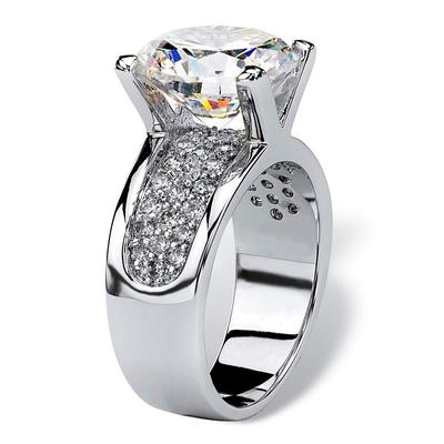 Classic Women Wedding Bands Eternity Rings Full Bling Iced Out Bridal Marriage Ceremony Party Finger-rings Luxury Jewelry