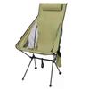 Portable Folding Camping Chair With Headrest Lightweight Tourist Chairs Aluminum Alloy Fishing Chair Outdoor Furniture