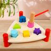 Educational Montessori Hammering Ball Toy Color Sorting Pounding Bench Early Toy for Hand Eye Coordination Kids