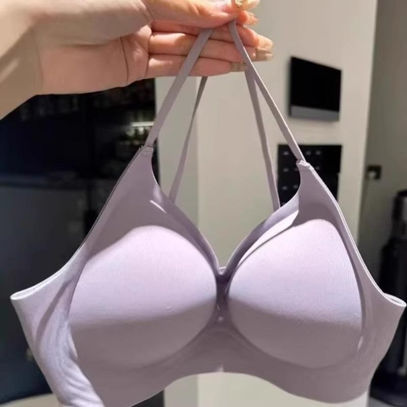 Seamless Wireless Push Up Gathering Invisible Bra For Women