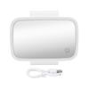 Car Sun Visor Mirror With LED Light Glass Adjustable Brightness Vehicle Interior Trim