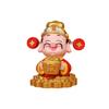Wealth God Resin Sculpture With Spring For Family Living Room Gift