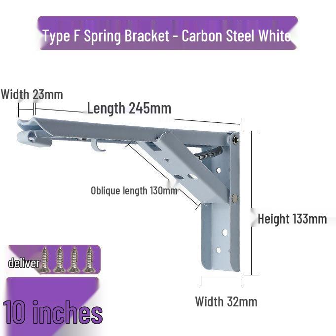 Stainless Steel Wall-Mounted Triangle Shelf Bracket for Heavy Duty Support