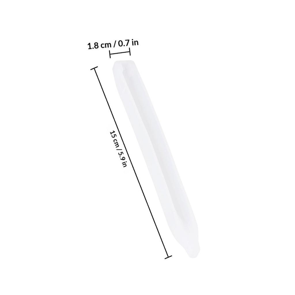 1Pcs Sturdy Silicone Ballpoint Pen Mold DIY Resin Epoxy Pen Making Mold Creative Shape for Crafters Home Workshop Studio Smooth