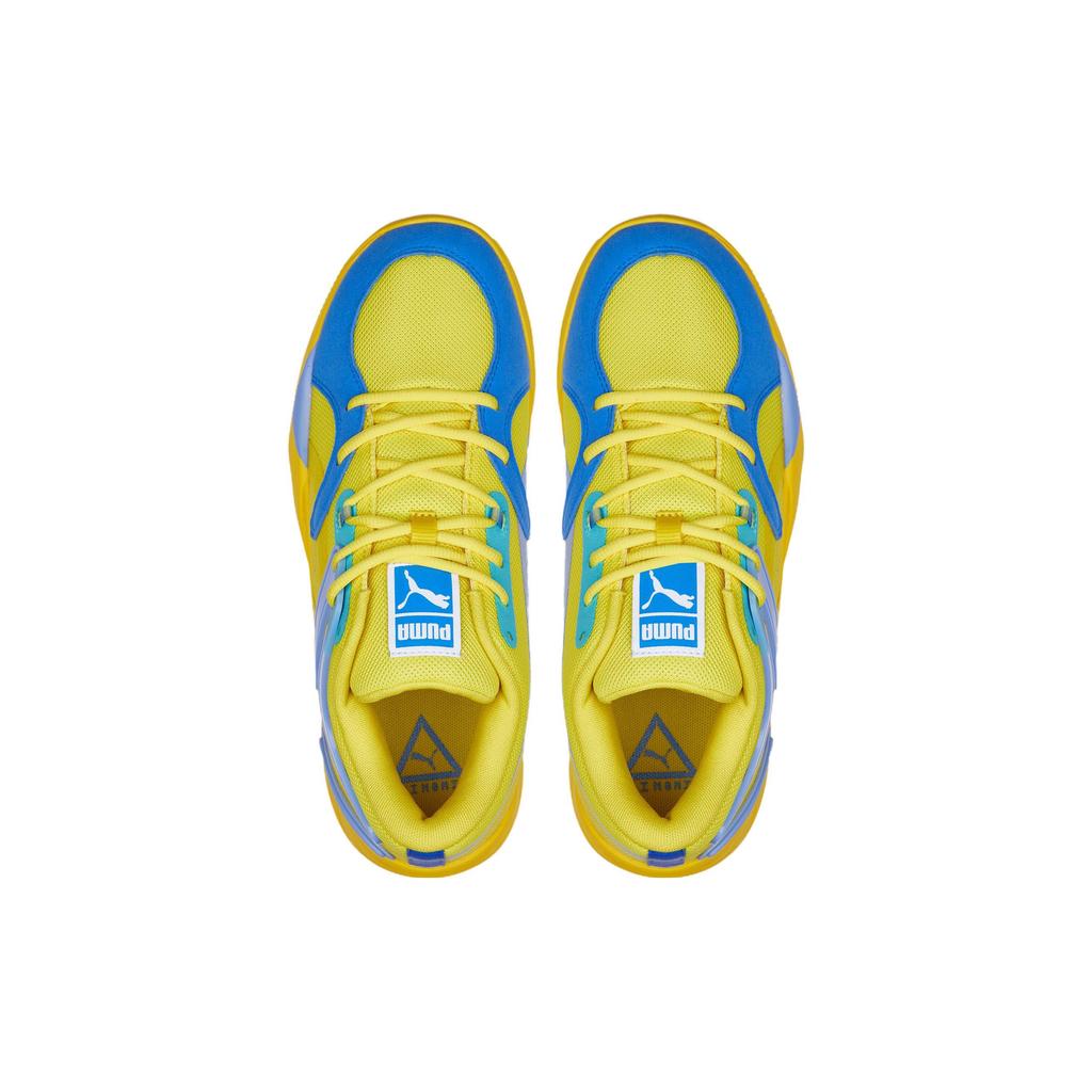 Puma TRC Blaze Court Vibrant Yellow Unisex Sneakers Elektro-Purple 376582-19