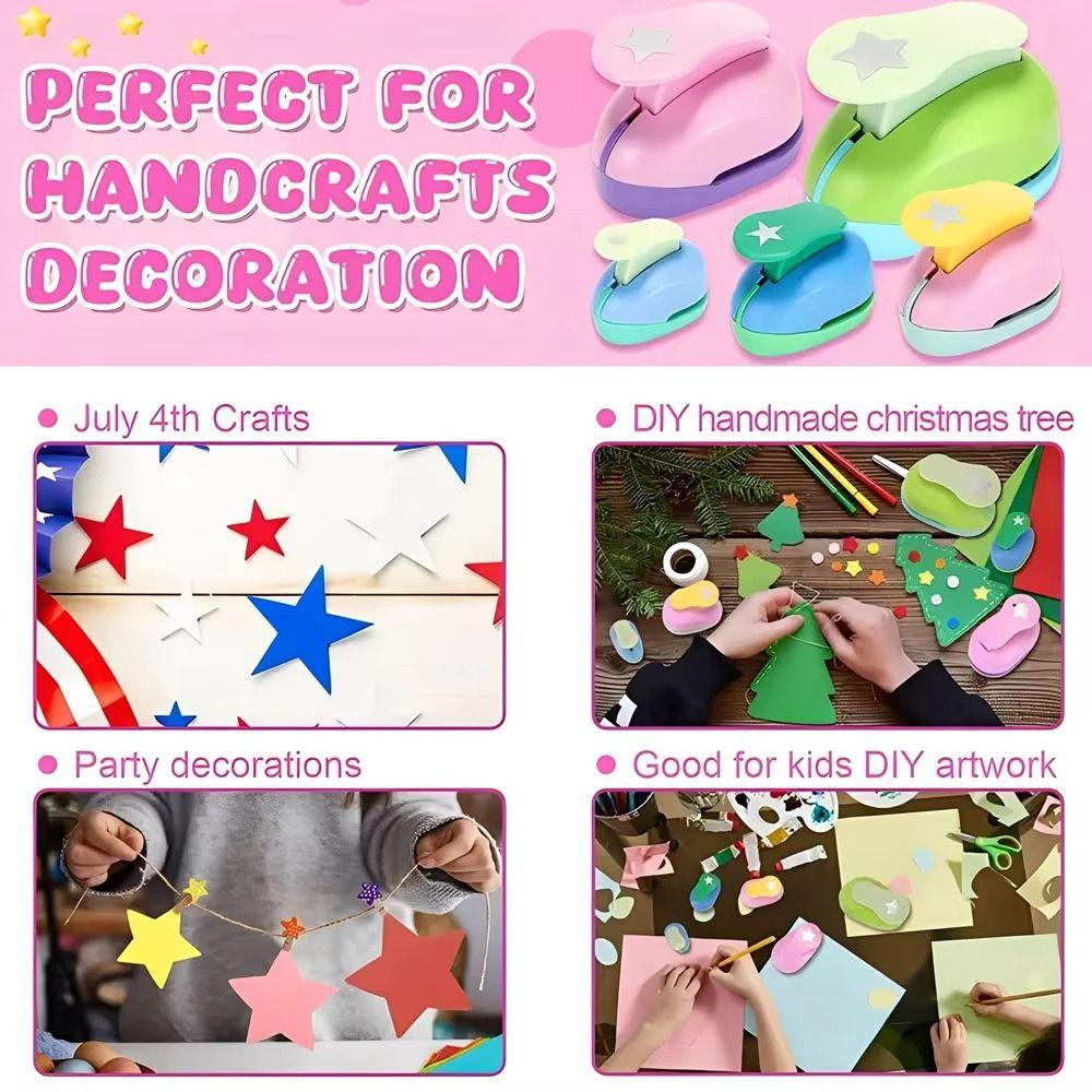 Labor-saving Crafts Hole Puncher Paper Cutter Star Punching Machine Embossing Machine Stationery