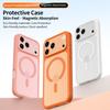 Magnetic Matte Slim Phone Case For Magsafe iPhone 17 Air 16 15 14 13 Pro Max 17Pro 16Pro Shockproof Detachable Lens Wireless Charging Protective Cove