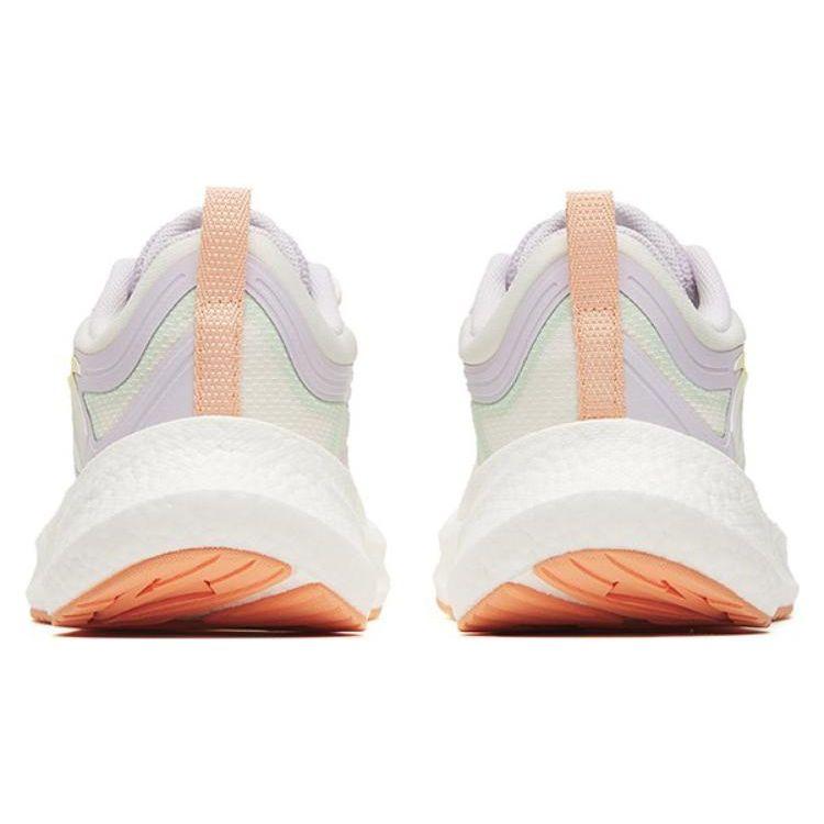 Anta Mars Foam Comfortable Cushioning Low Top Running Shoes Women Sneakers White Purple 122235566-2