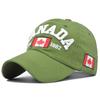Fashion Canada Baseball Cap Flag Canada Hat  Letter Embroidery Baseball Cap Snapback Adjuatable Mens Baseball Caps Gorras