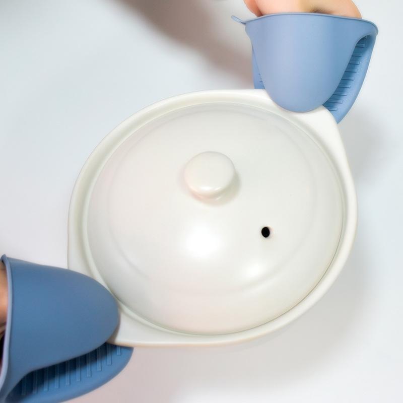 Silicone Nordic Color Heat-Resistant Microwave Glove - 42g, Anti-Slip, Anti-Scald Plate Lifter