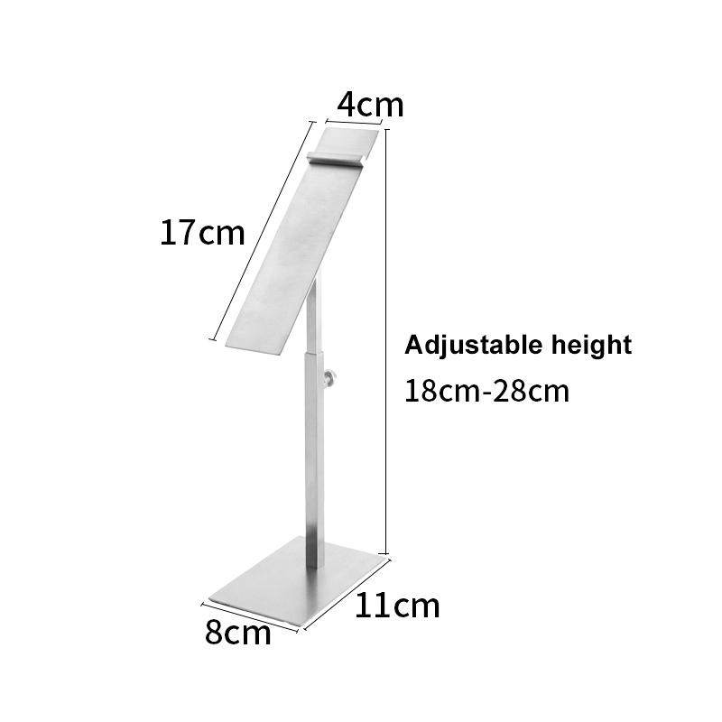 Женская подставка для обуви Противоскользящая Прочная Мужская Кожаная Полка для Обуви Для Настольной Витрины Магазина Подставка для Обуви Подставка Регулируемая L серебряный 1160₽