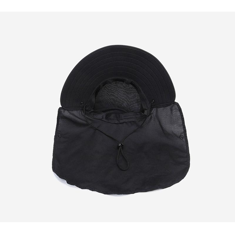 Hat Men's Outdoor Mountaineering Sunshade Fisherman Hat Summer Big Brim Breathable Sunscreen Fishing Hat