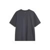 Li Ning Sports Lifestyle Series Chinese Character Logo Round Neck Short Sleeve T-Shirt Unisex T-Shirt Black-Pine-Gray AHST937-2