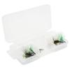 Fly Fishing Flies Kit Fly Fishing Bait Kit with Thrower Hook Swivel Plastic Beads Storage Box