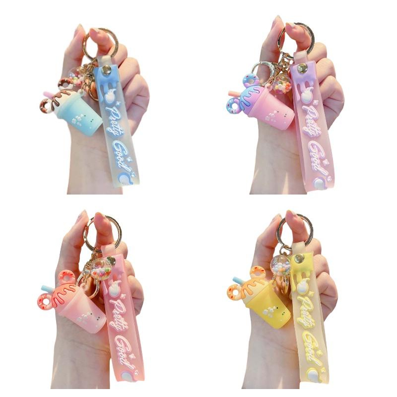 Cute Ice Cream Keychain Pvc Pendant Fashionable Gift Wholesale