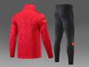 Parent-Child Spring & Autumn Jersey Sport Set: Long-Sleeve Half-Zip Training Suits for Men & Women