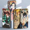 Case For Samsung Galaxy Note 20 Ultra 10 Plus 9 8 A50 A10 A40 A70 A20e M13 M52 M31 A52 A51 A13 Phone Cover Demon Slayer Art Capa