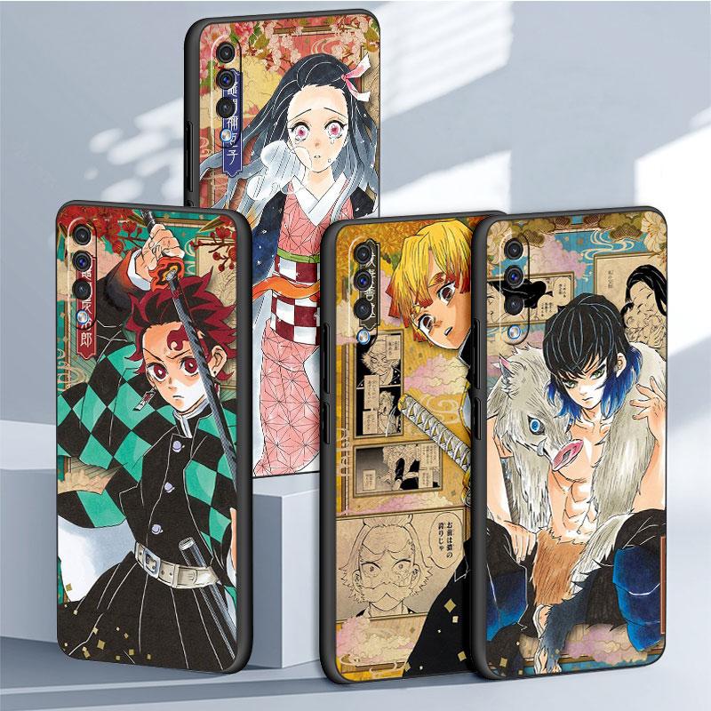 Case For Samsung Galaxy Note 20 Ultra 10 Plus 9 8 A50 A10 A40 A70 A20e M13 M52 M31 A52 A51 A13 Phone Cover Demon Slayer Art Capa