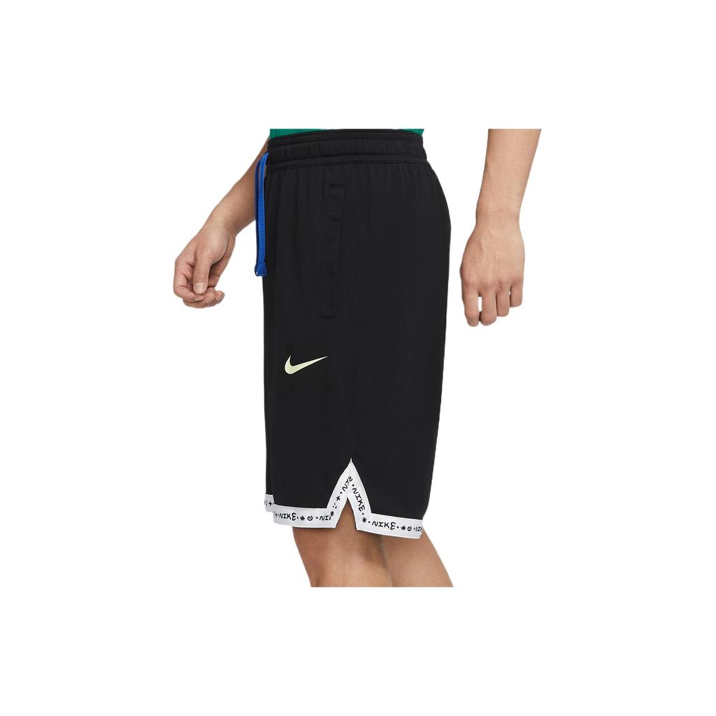 Nike Cartoon Sunflower Print Loose Mid-Waist Athletic Shorts Men Shorts Black DV3193-010