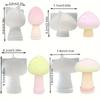 A Top Quality Mushroom Shape Silicone Mold for Handmade Candle Plaster Soap Epoxy Resin Chocolate Decoration Gypsum Ice DIY