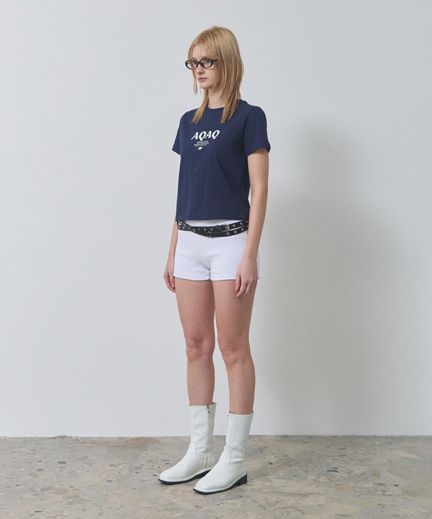 Eikyueikyuhauseukeulleob Basic Logo T-Shirt [Navy]