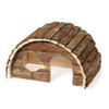 Maison pour rongeur - EDEN - Sam - Double ouverture - Toit plat plateforme - Bois naturel